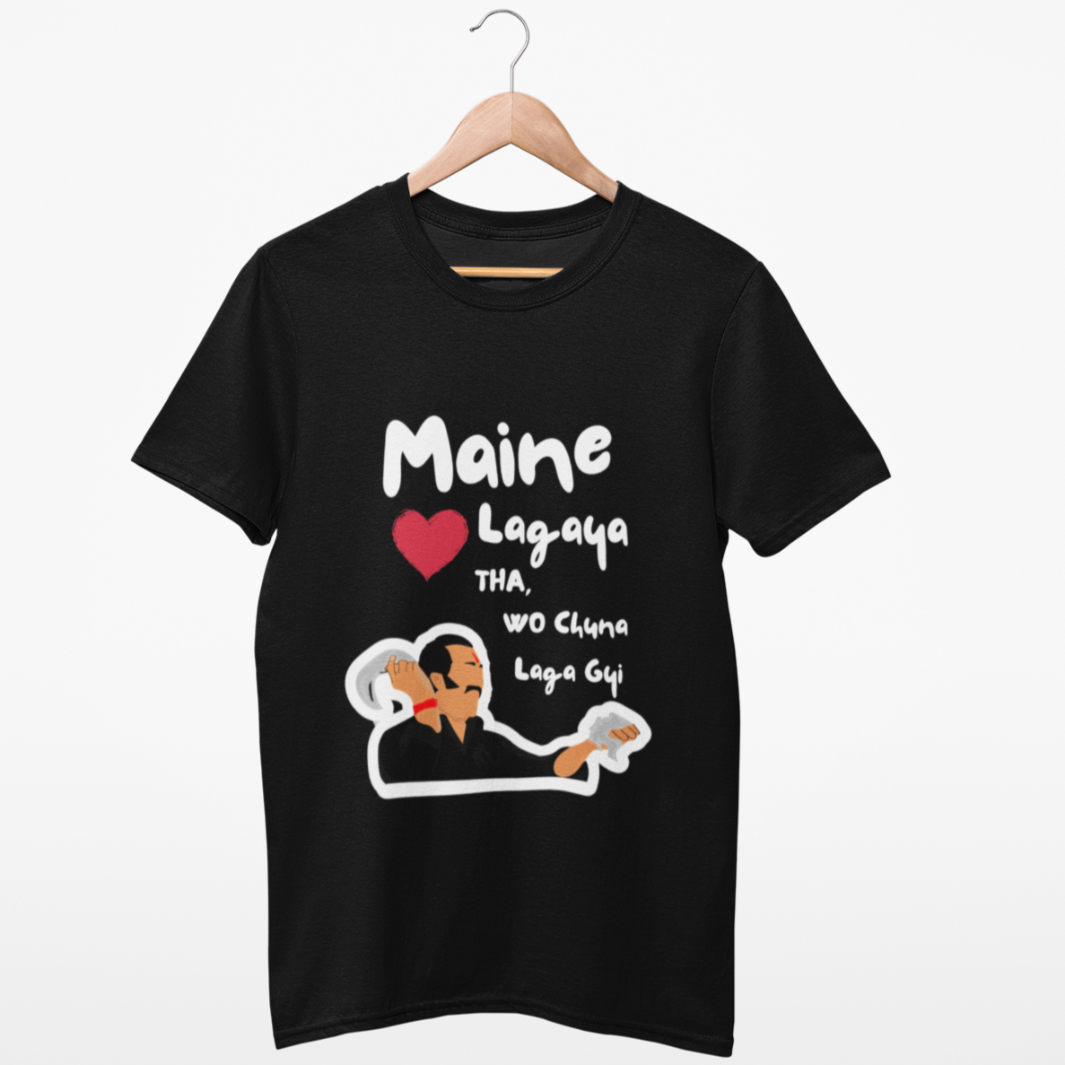 “Maine Dil Lagaya Tha wo chuna laga gayi” Graphic T-Shirt – Dard Mein Bhi Swag